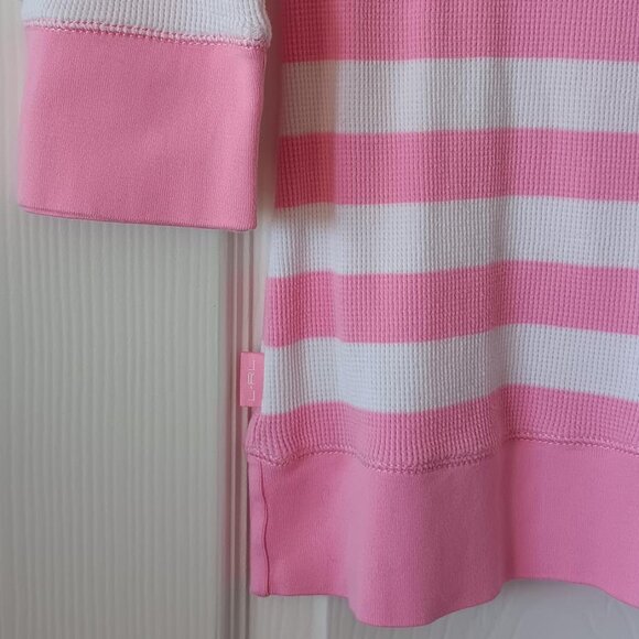 LAUREN RALPH LAUREN Womens Top Pink and White Size Medium - Picture 5 of 8